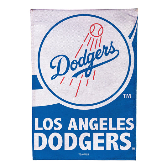 Los Angeles Dodgers Burlap Garden Flag