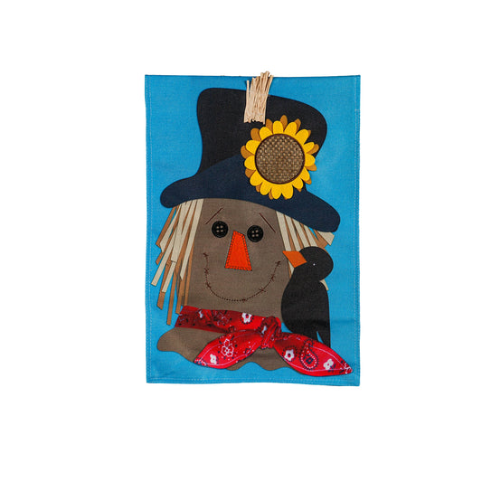 Scarecrow Season Garden Flag