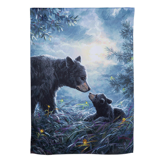 My Little Bear Suede House Flag