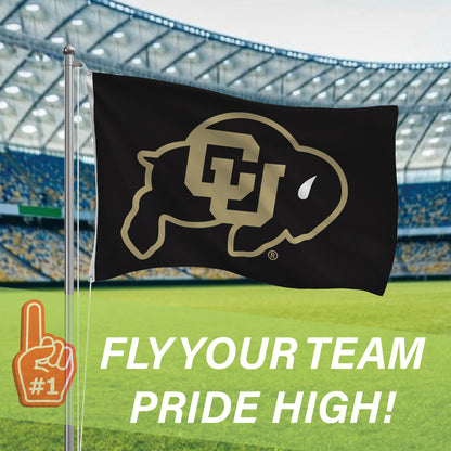 University of Colorado Single Sided Flag w/ 2 Grommets, 3'x5'
