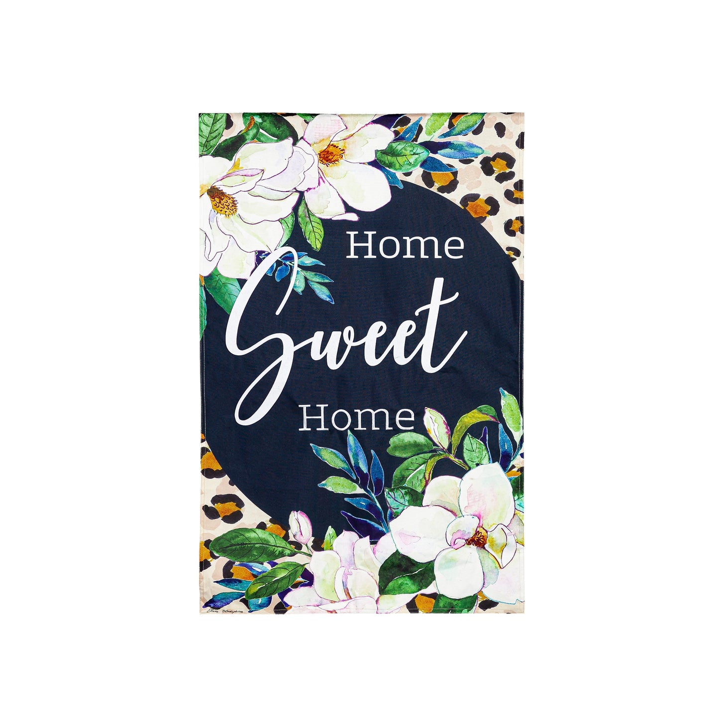 Magnolia Bloom House Linen Flag