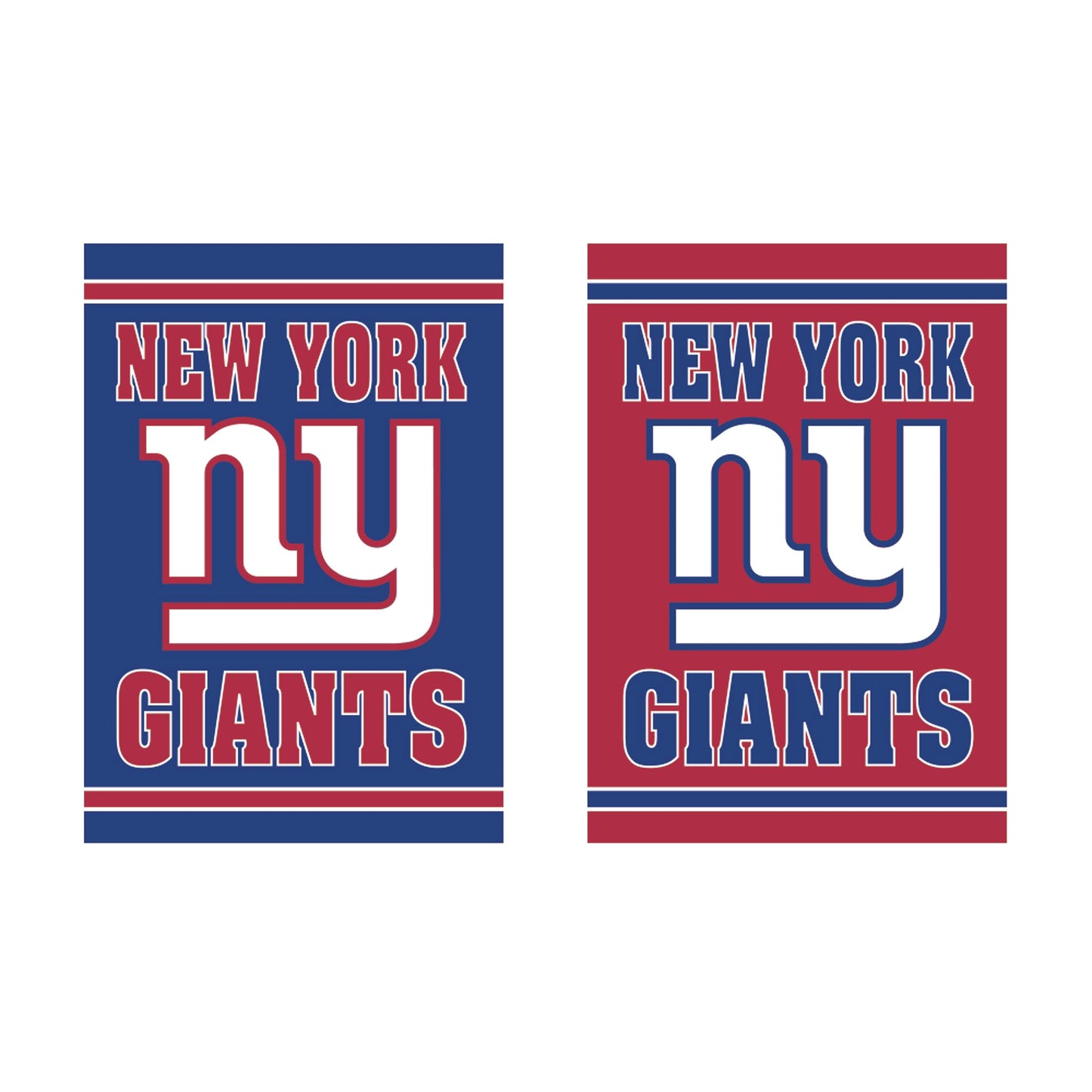 Embossed Suede Flag, House Size, New York Giants