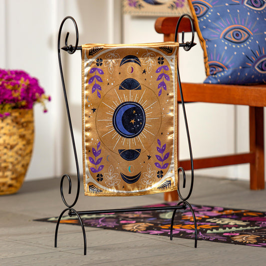 Mystic Moon Lustre Reversible Garden Flag