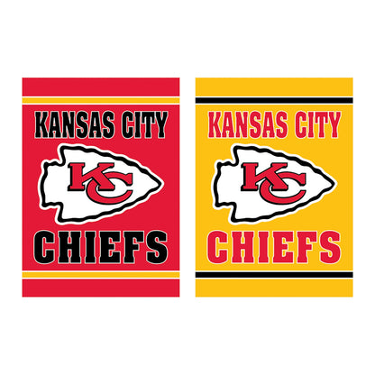 Kansas City Chiefs Embossed Suede Garden Flag