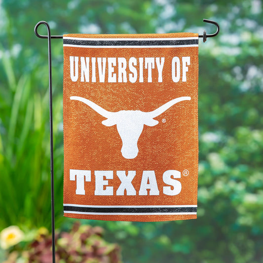 University of Texas Embossed Suede Garden Flag