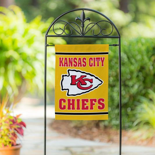 Kansas City Chiefs Embossed Suede Garden Flag