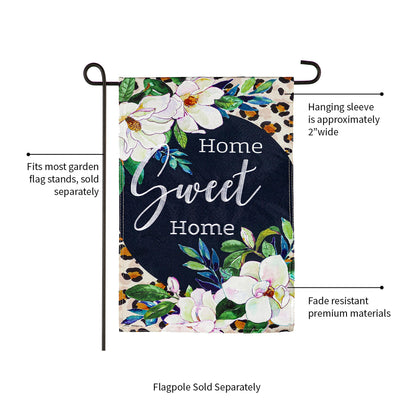 Magnolia Bloom Garden Linen Flag