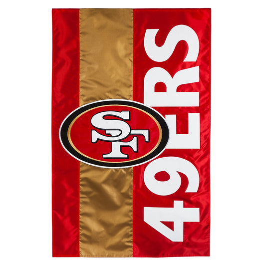 San Francisco 49ers Embellished Garden Flag