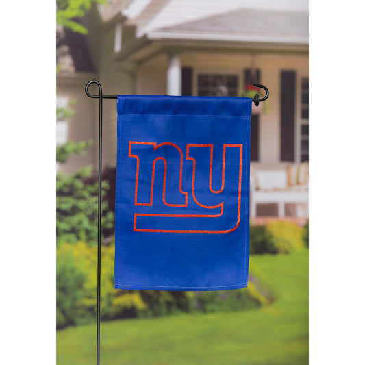 Flag, Suede, Glitter, DS, Gar, New York Giants