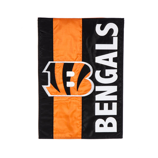 Cincinnati Bengals Embellished Garden Flag
