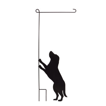 Decorative Garden Flag Stands, Dog