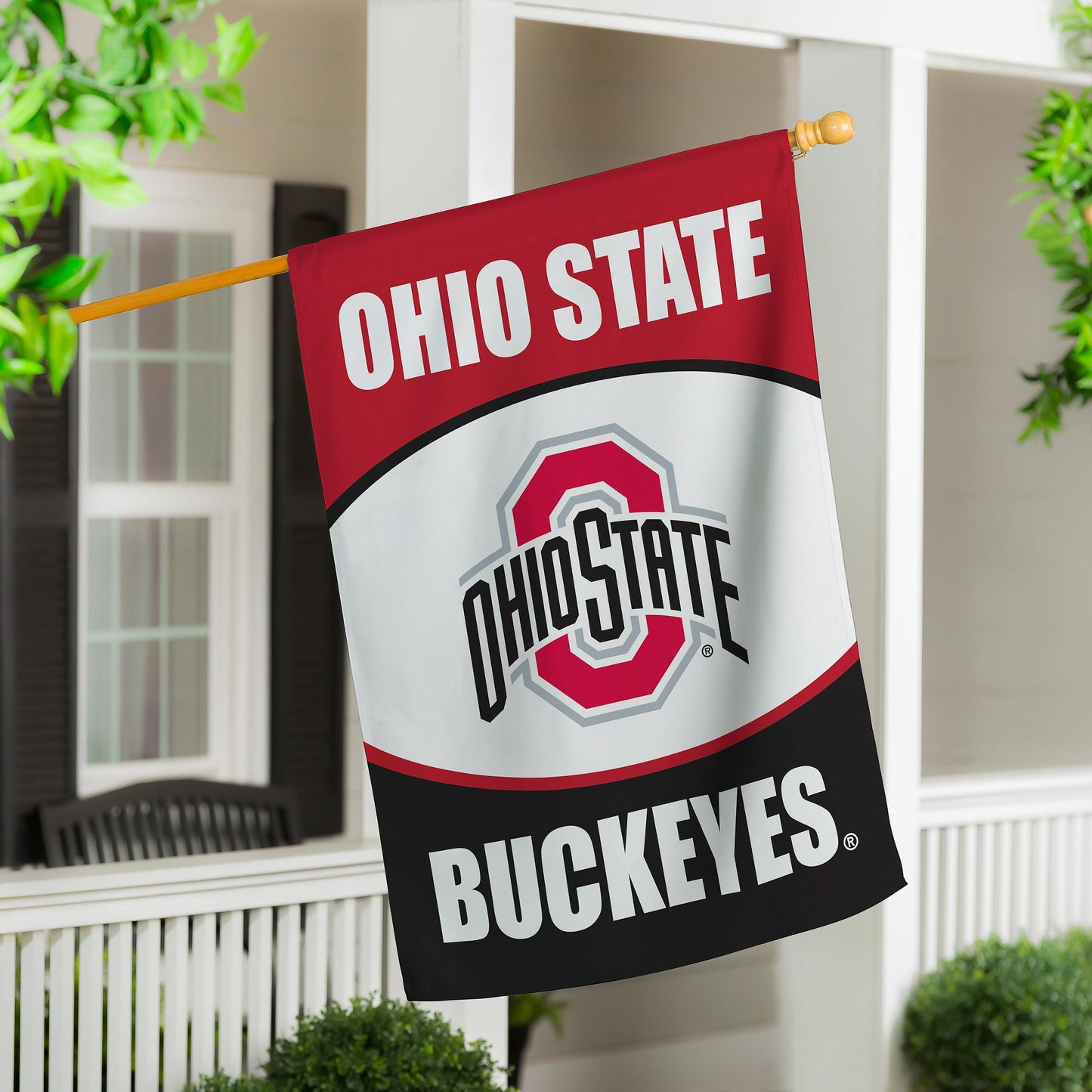 Ohio State University Suede Flag, House