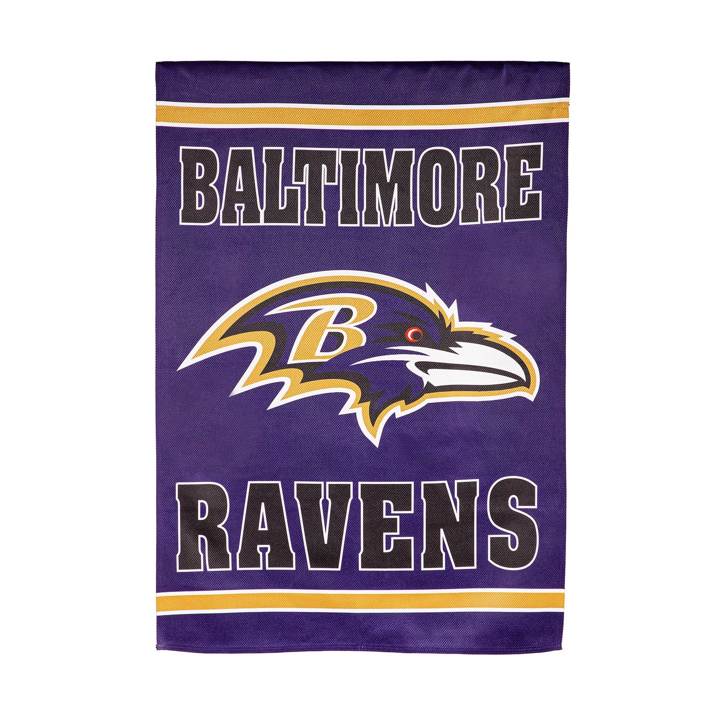 Embossed Suede Flag, House Size, Baltimore Ravens