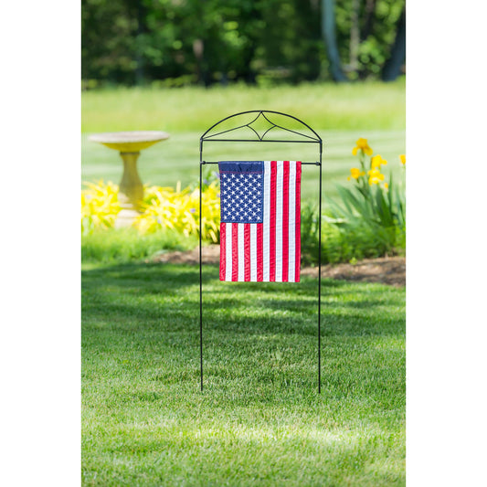 Diamond Garden Flag Arbor Stand