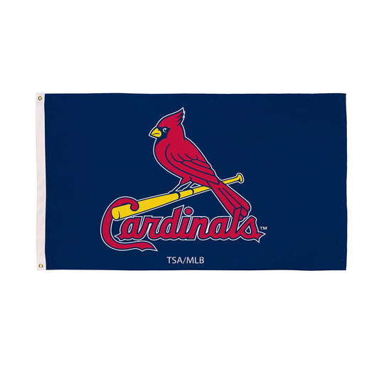 St Louis Cardinals Single Sided Flag w/ 2 Grommets, 3'x5'