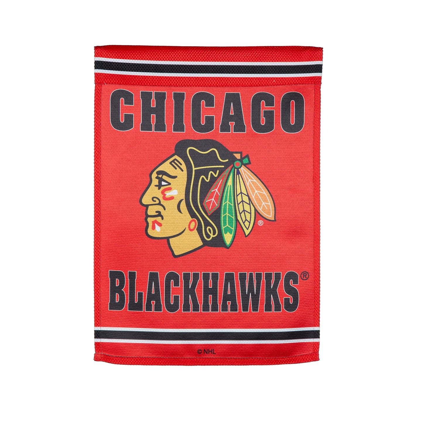 Embossed Suede Flag, GDN Size, Chicago Blackhawks