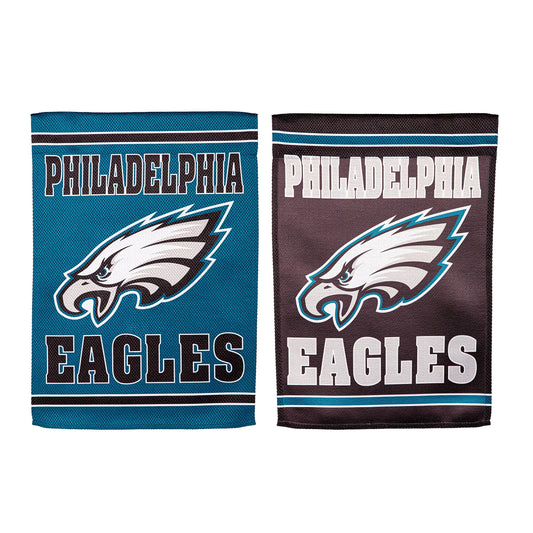 Philadelphia Eagles Embossed Suede Garden Flag