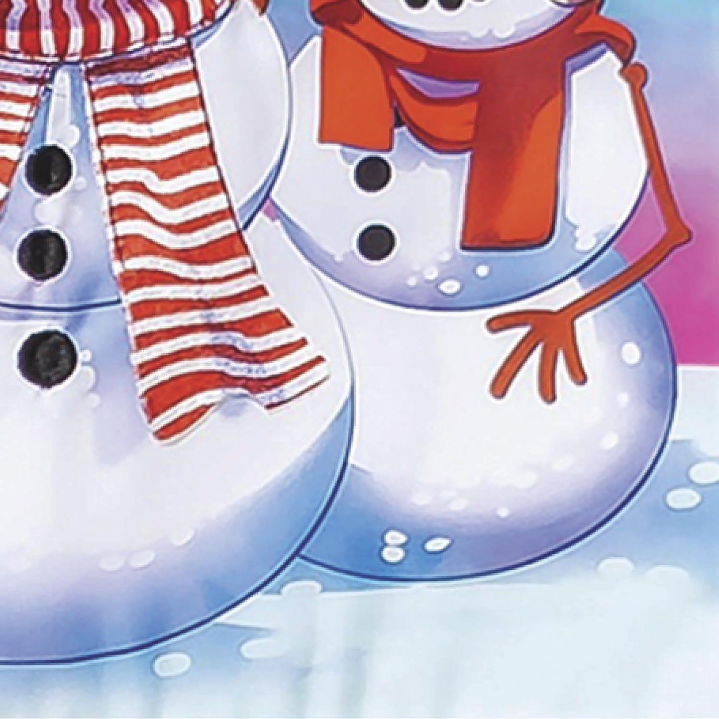 Chillin with My Snowmies Applique Garden Flag