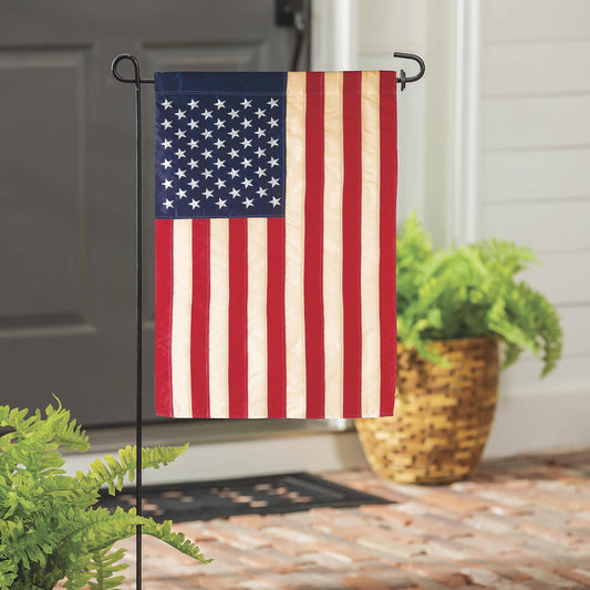 Tea Stained Patriotic American Flag
