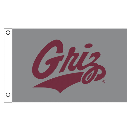 University of Montana Single Sided Flag w/ 2 Grommets, 3'x5'