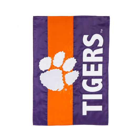 Clemson University Embellished Garden Flag