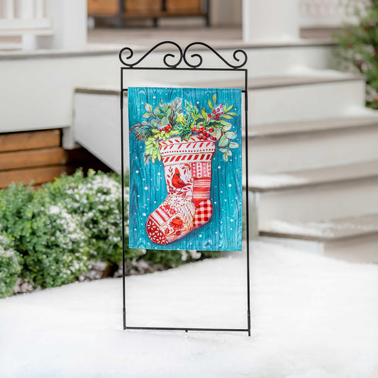 Ornate Garden Flag Stand