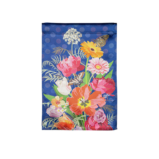 Bloom Boldly Lustre Garden Flag