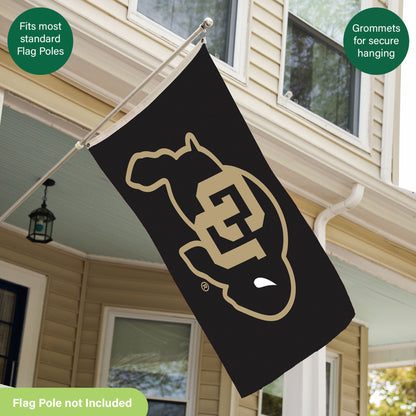 University of Colorado Single Sided Flag w/ 2 Grommets, 3'x5'