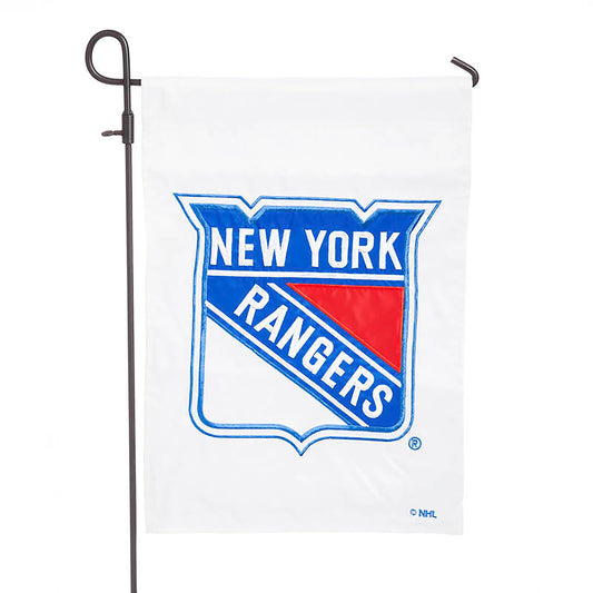 New York Rangers Applique Garden Flag