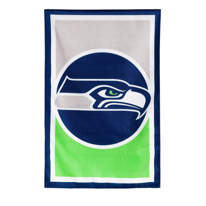 Flag, DS New Burlap, Reg, Seattle Seahawks