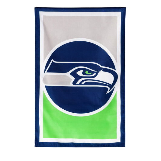 Flag, DS New Burlap, Reg, Seattle Seahawks