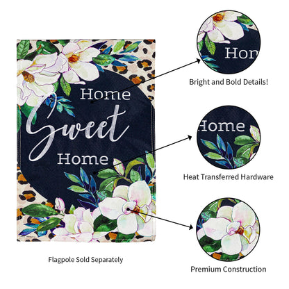 Magnolia Bloom Garden Linen Flag