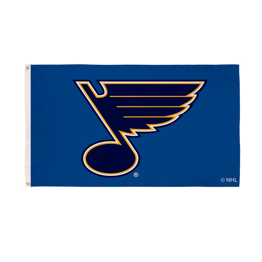 St Louis Blues Single Sided Estate Flag with 2 Grommets, 3'x5'