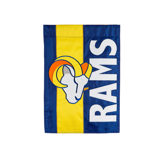 Los Angeles Rams Embellished Garden Flag
