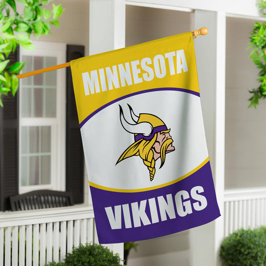 Minnesota Vikings Suede Flag, House