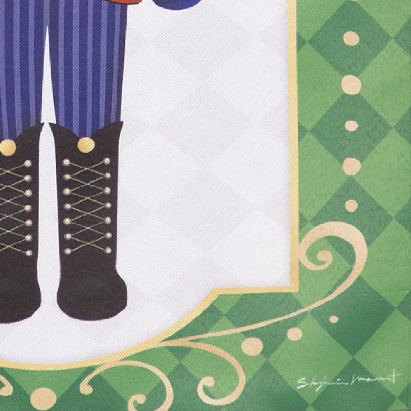 Trio Nutcracker Reversible Suede Garden Flag