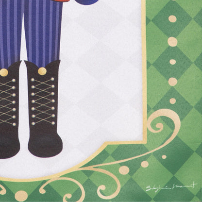 Trio Nutcracker Reversible Suede Garden Flag