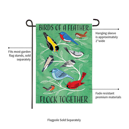 Flock Together Garden Flag