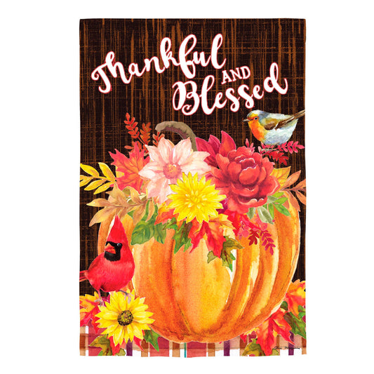 Blessings Moire Garden Flag