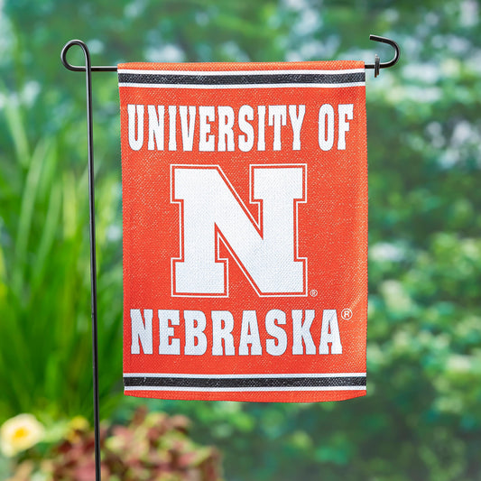 Embossed Suede Flag, GDN Size, University of Nebraska