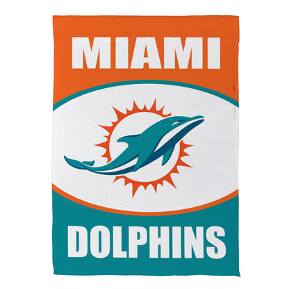 Miami Dolphins Suede Flag, House