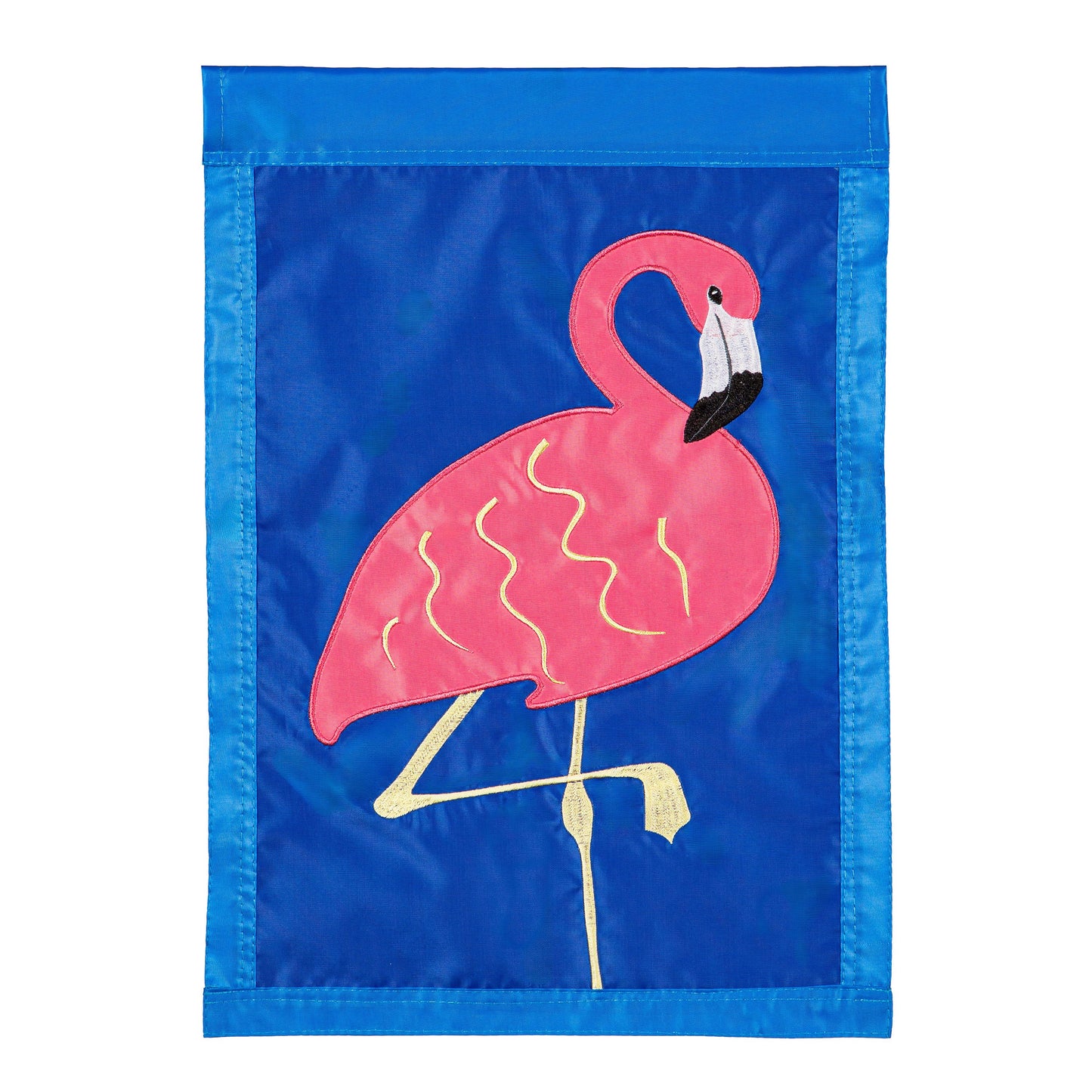 Flamingo Basic Applique Garden Flag