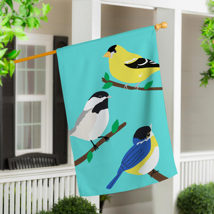 Songbirds Basic Applique House Flag