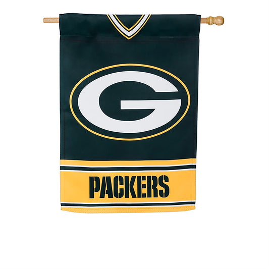 Flag, DS Suede, Foil, Reg, Jersey, Green Bay Packers