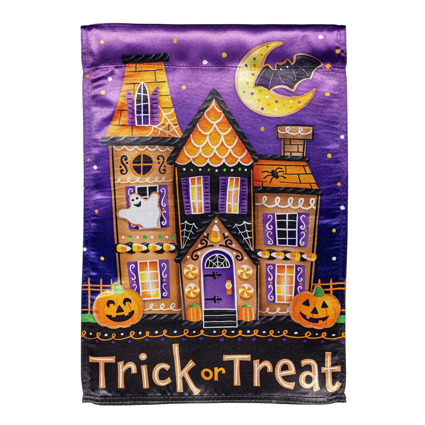 Trick or Sweets Lustre Garden Flag