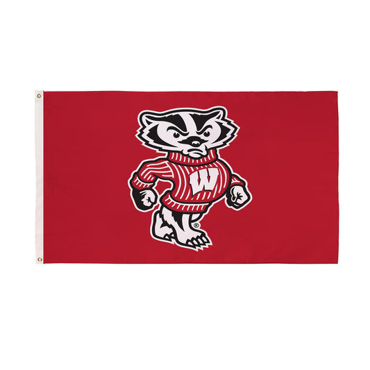 University of Wisconsin-Madison Single Sided Flag w/ 2 Grommets, 3'x5'