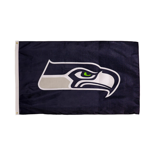Seattle Seahawks Single Sided Estate Flag with 2 Grommets, 3'x5'