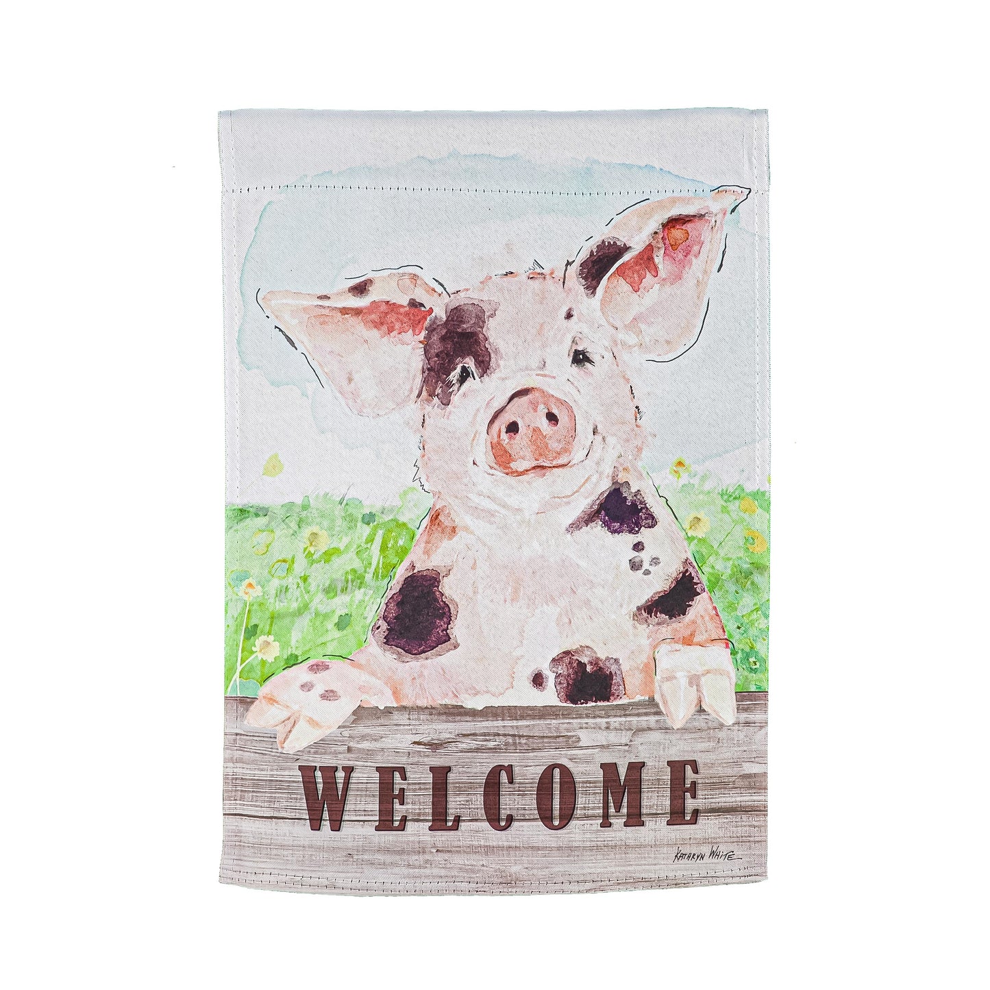 Spotted Pig Suede House Flag