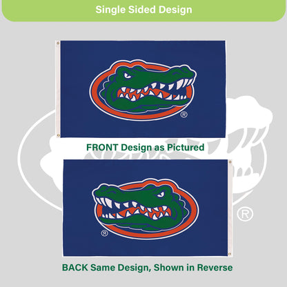 University of Florida Single Sided Flag w/ 2 Grommets, 3'x5'