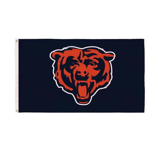 Chicago Bears Single Sided Estate Flag with 2 Grommets 3'x5'
